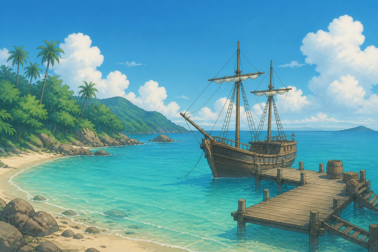 The Grand Line — entrance illustration